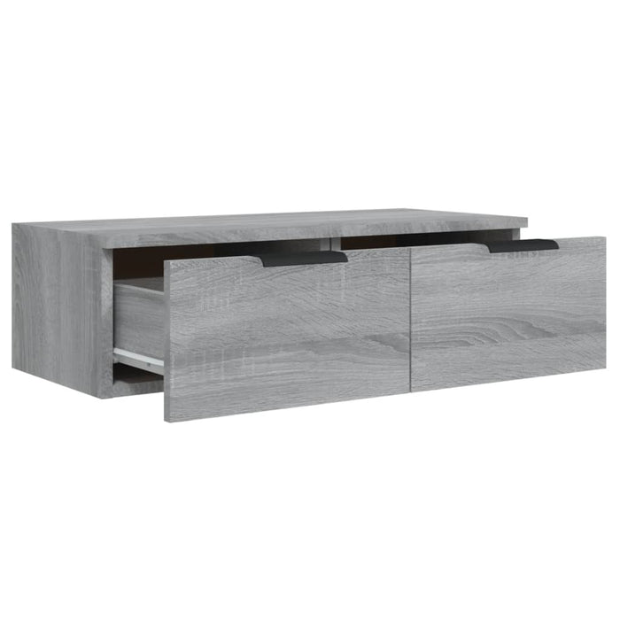 Wall Cabinets 2 pcs Grey Sonoma 68x30x20 cm Engineered Wood