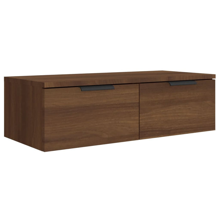 Wall Cabinets 2 pcs Brown Oak 68x30x20 cm Engineered Wood