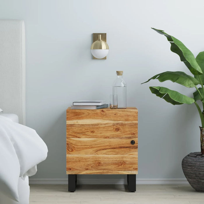 Bedside Cabinet 40x33x46 cm Solid Wood Acacia