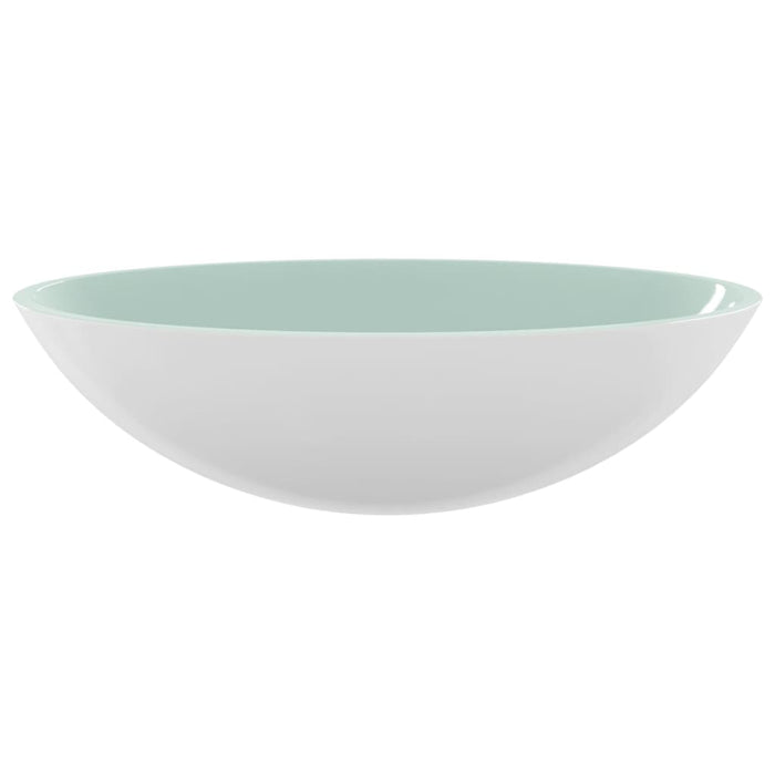 Basin Glass 50x37x14 cm White