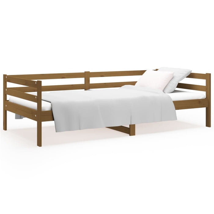 Day Bed without Mattress Honey Brown 90x190cm Solid Wood Pine