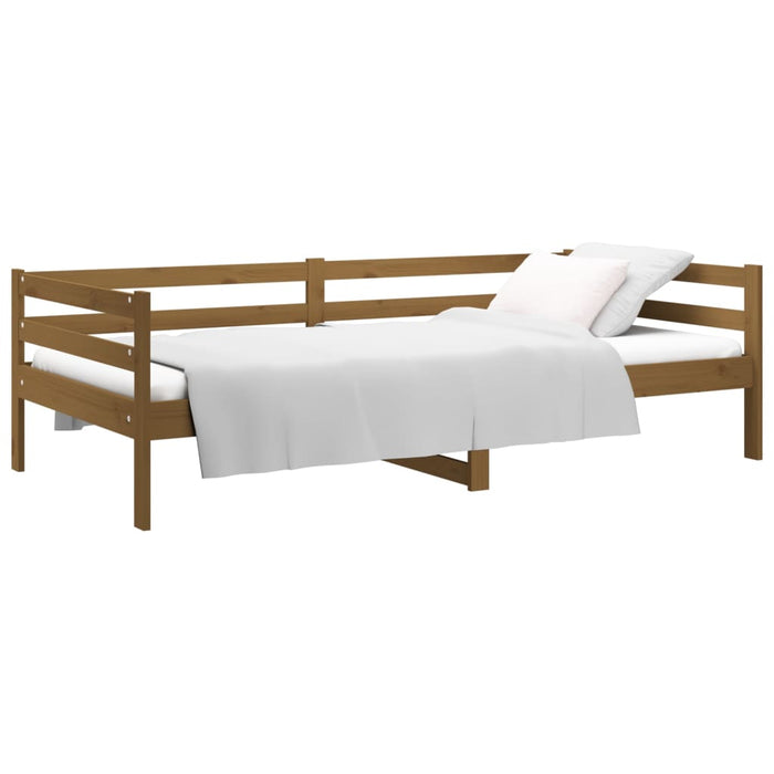 Day Bed without Mattress Honey Brown 90x190cm Solid Wood Pine