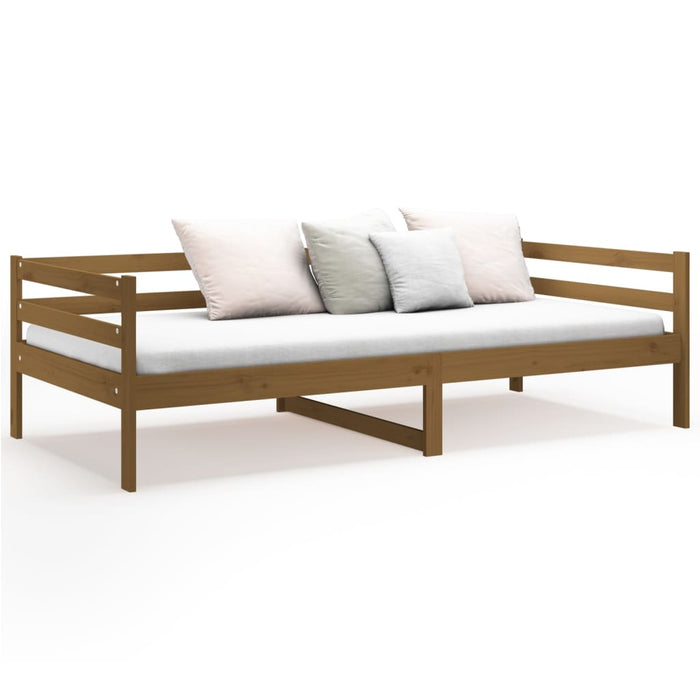 Day Bed without Mattress Honey Brown 90x190cm Solid Wood Pine