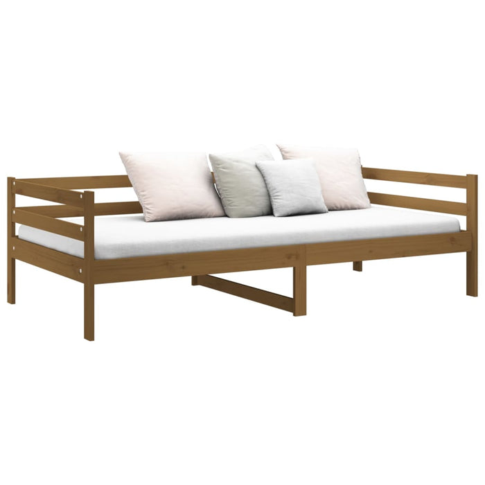 Day Bed without Mattress Honey Brown 90x190cm Solid Wood Pine