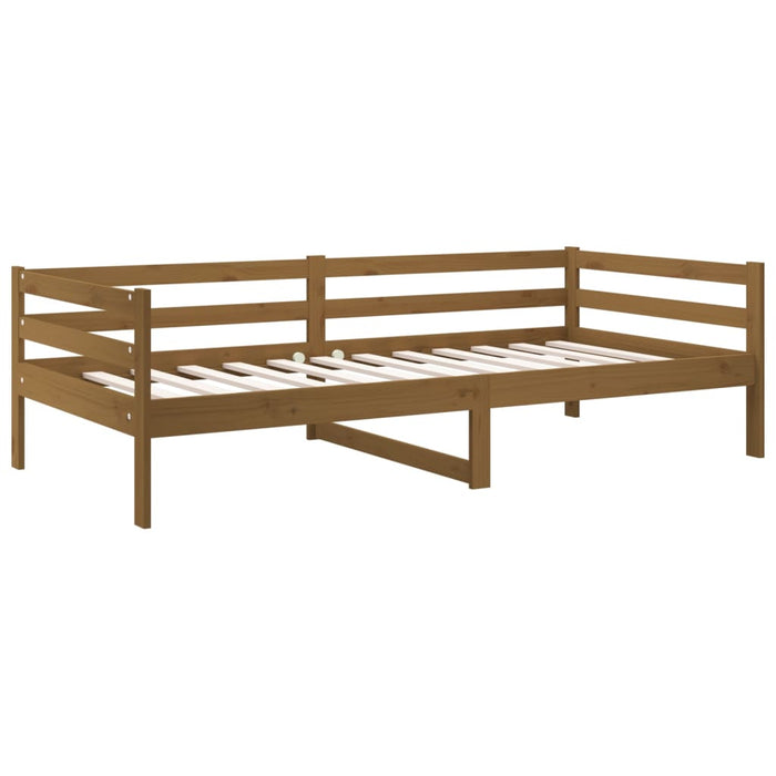 Day Bed without Mattress Honey Brown 90x190cm Solid Wood Pine