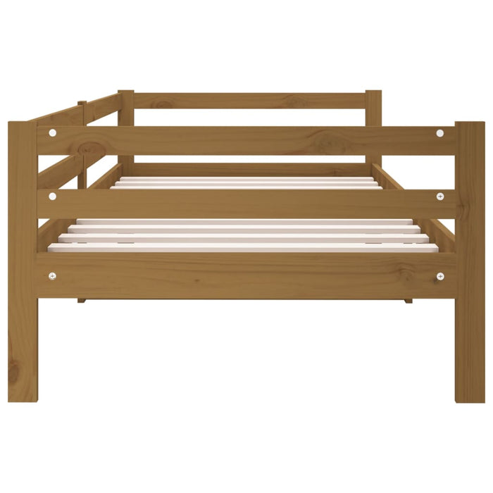 Day Bed without Mattress Honey Brown 90x190cm Solid Wood Pine