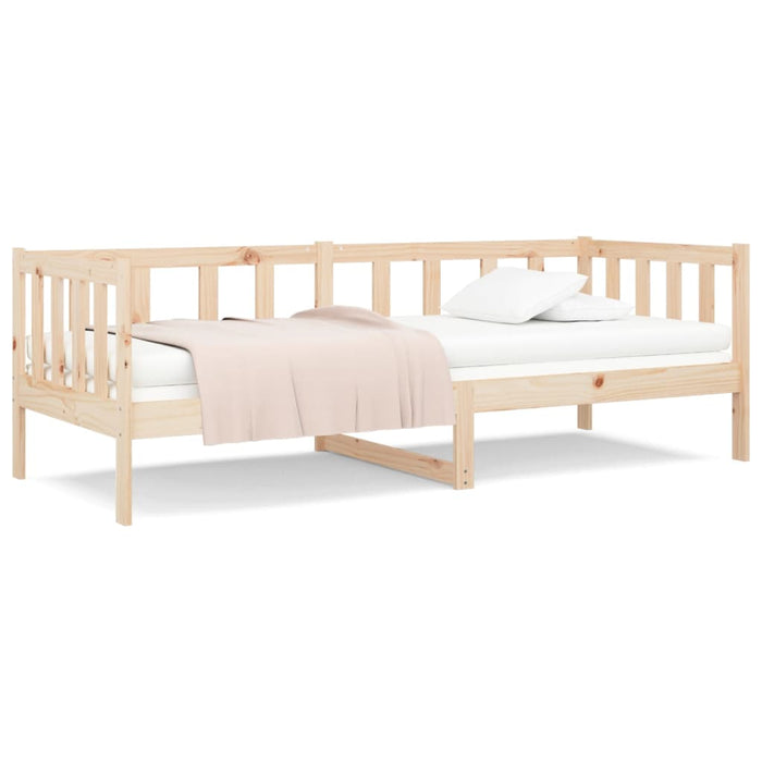 Day Bed without Mattress 90x190cm Solid Wood Pine