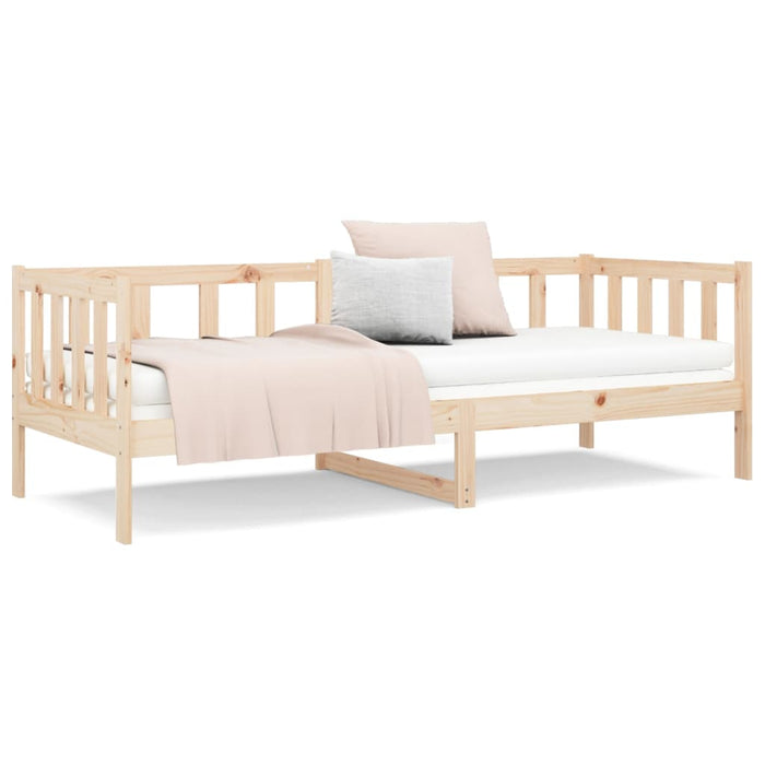 Day Bed without Mattress 90x190cm Solid Wood Pine