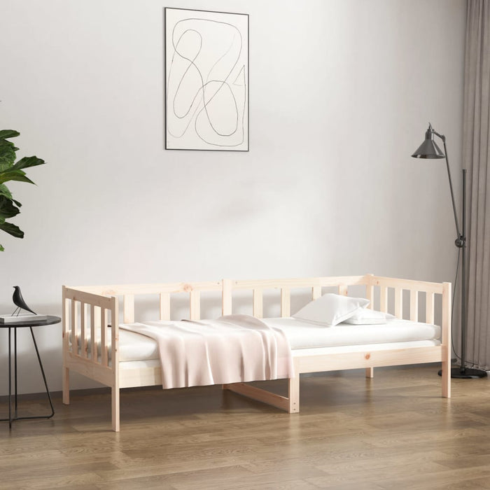 Day Bed without Mattress 90x190cm Solid Wood Pine