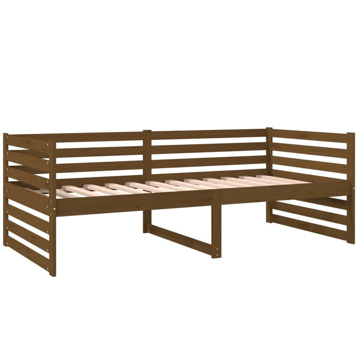 Day Bed without Mattress Honey Brown 90x190cm Solid Wood Pine