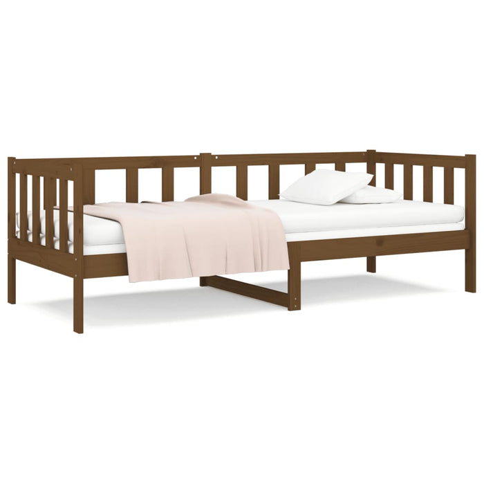 Day Bed without Mattress Honey Brown 80x200cm Solid Wood Pine