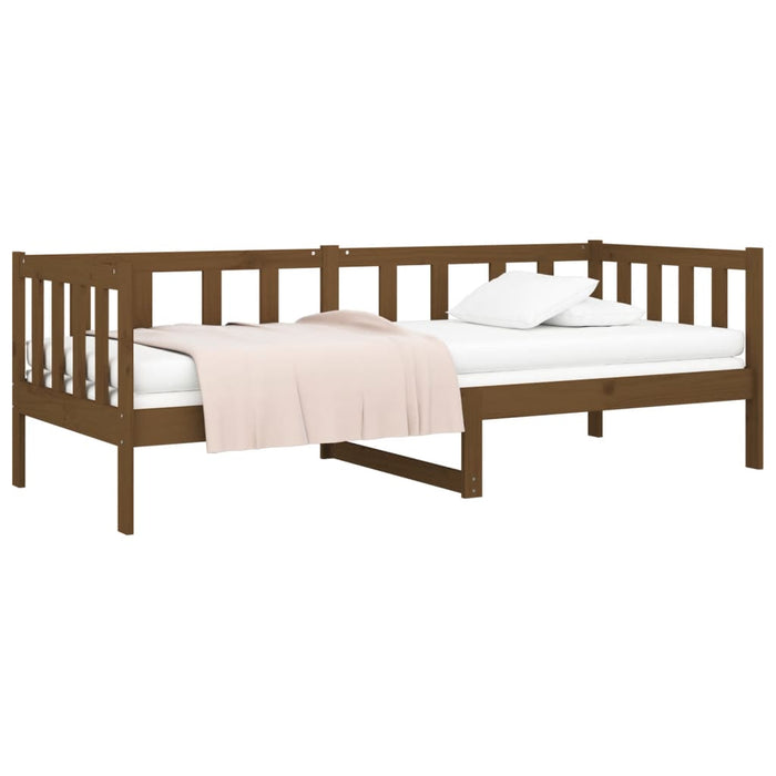 Day Bed without Mattress Honey Brown 80x200cm Solid Wood Pine