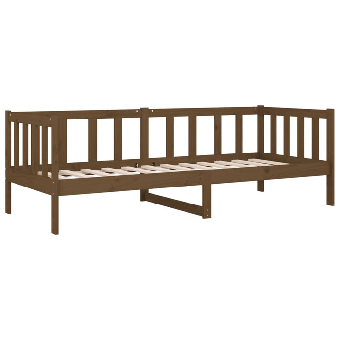 Day Bed without Mattress Honey Brown 80x200cm Solid Wood Pine