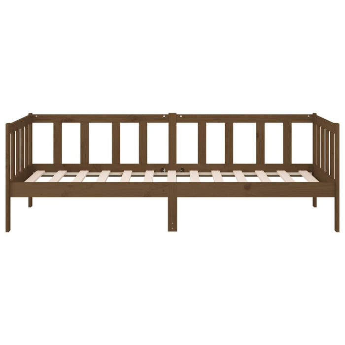 Day Bed without Mattress Honey Brown 80x200cm Solid Wood Pine