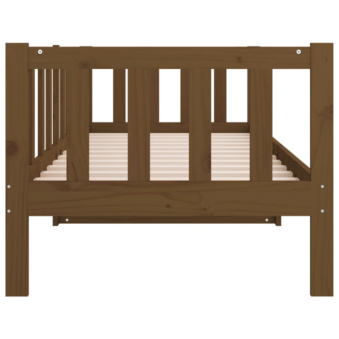 Day Bed without Mattress Honey Brown 80x200cm Solid Wood Pine