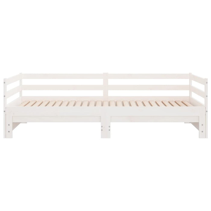 Pull-out Day Bed without Mattress White 80x200 cm