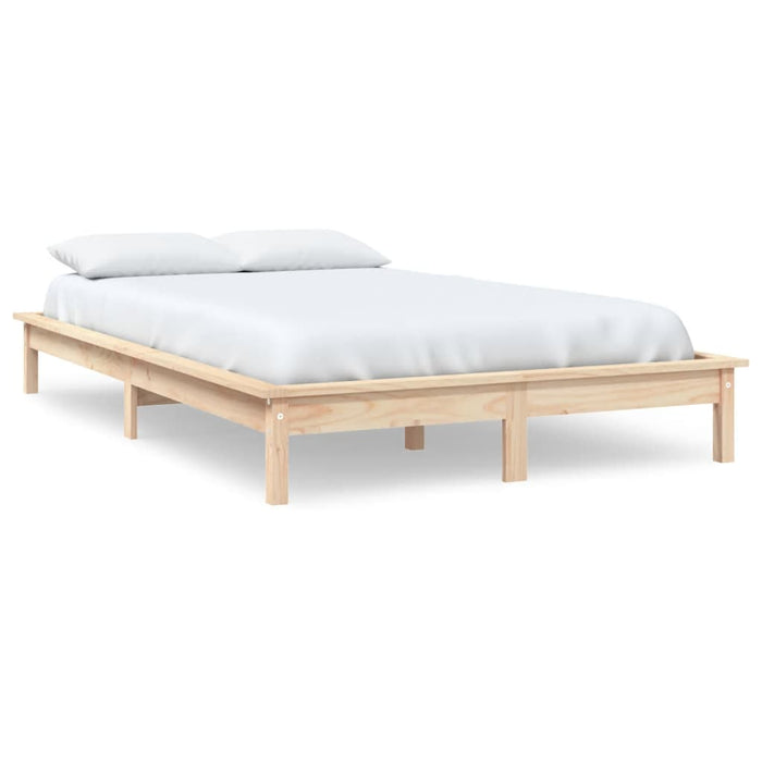 820541 vidaXL Bed Frame without Mattress 140x200 cm Solid Wood