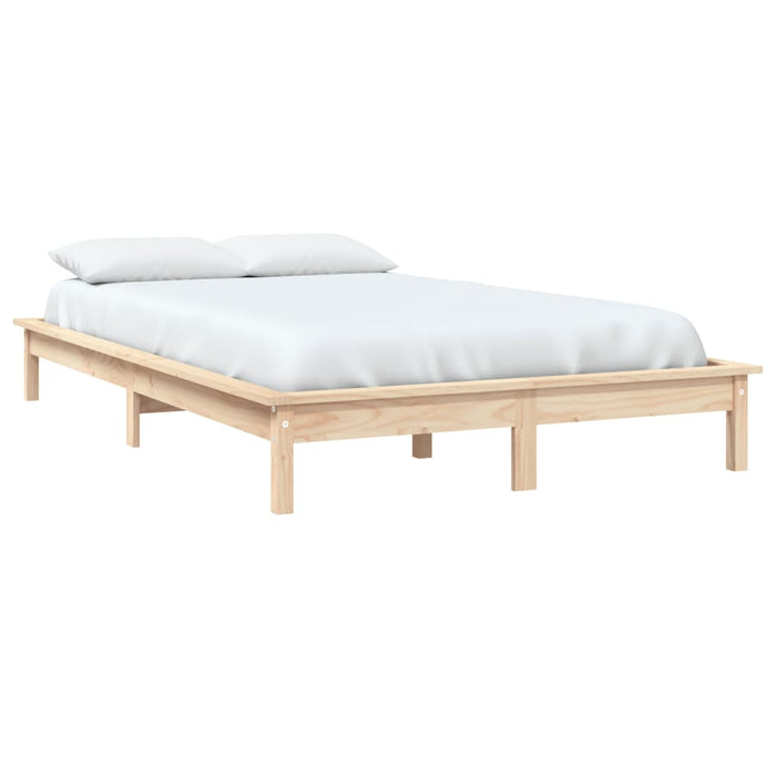 820541 vidaXL Bed Frame without Mattress 140x200 cm Solid Wood