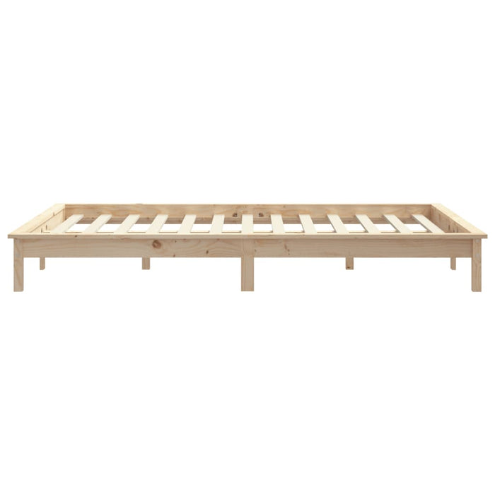 820541 vidaXL Bed Frame without Mattress 140x200 cm Solid Wood