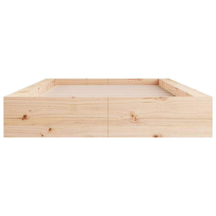 Bed Frame without Mattress 100x200 cm Solid Wood