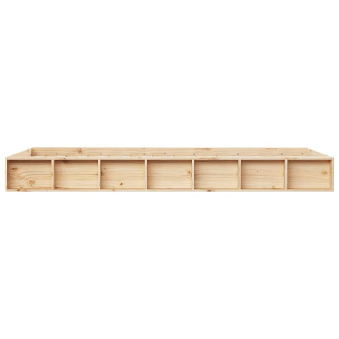 Bed Frame without Mattress 90x200 cm Solid Wood