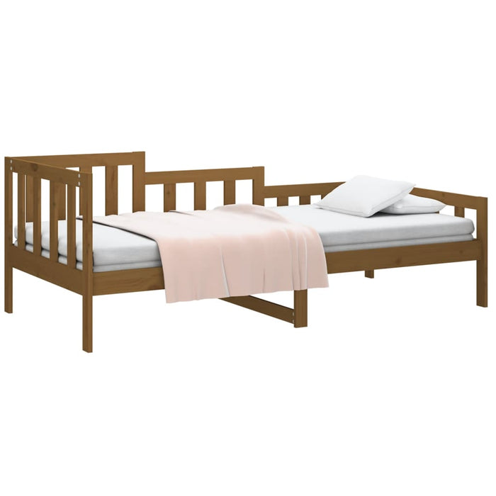 Day Bed without Mattress Honey Brown 80x200 cm Solid Wood Pine