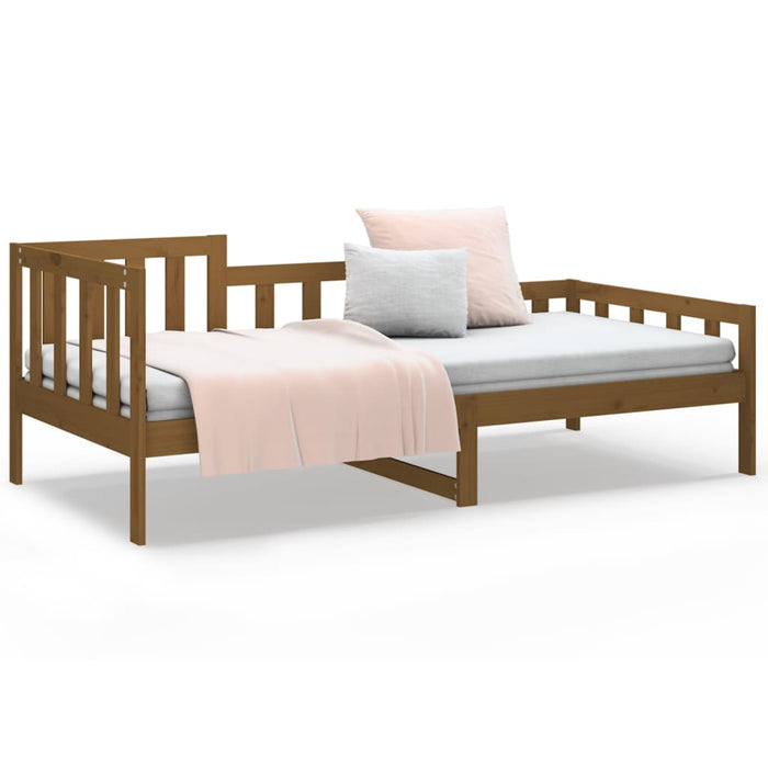 Day Bed without Mattress Honey Brown 80x200 cm Solid Wood Pine