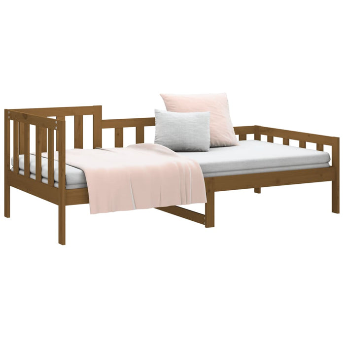 Day Bed without Mattress Honey Brown 80x200 cm Solid Wood Pine