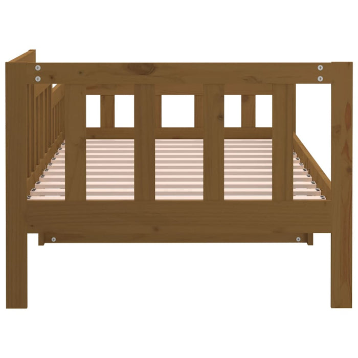 Day Bed without Mattress Honey Brown 80x200 cm Solid Wood Pine