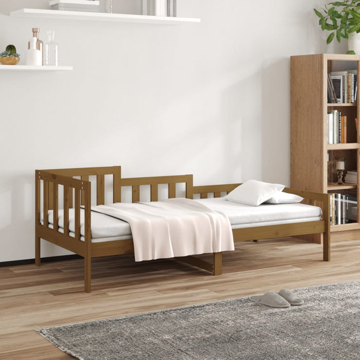 Day Bed without Mattress Honey Brown 80x200 cm Solid Wood Pine