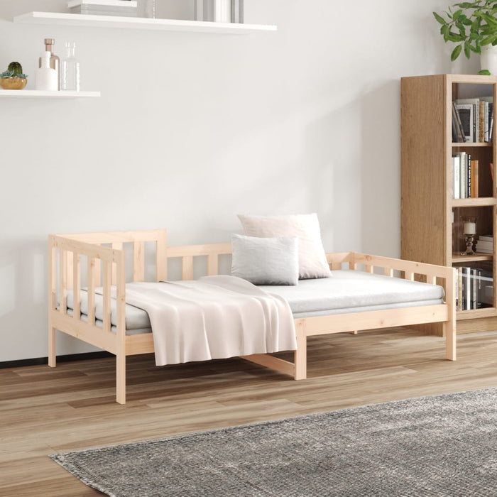 Day Bed without Mattress 90x200 cm Solid Wood Pine