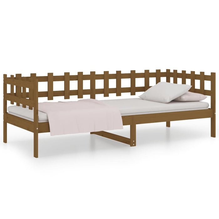 Day Bed without Mattress Honey Brown 80x200 cm Solid Wood Pine