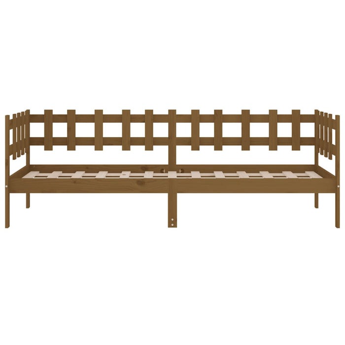 Day Bed without Mattress Honey Brown 80x200 cm Solid Wood Pine