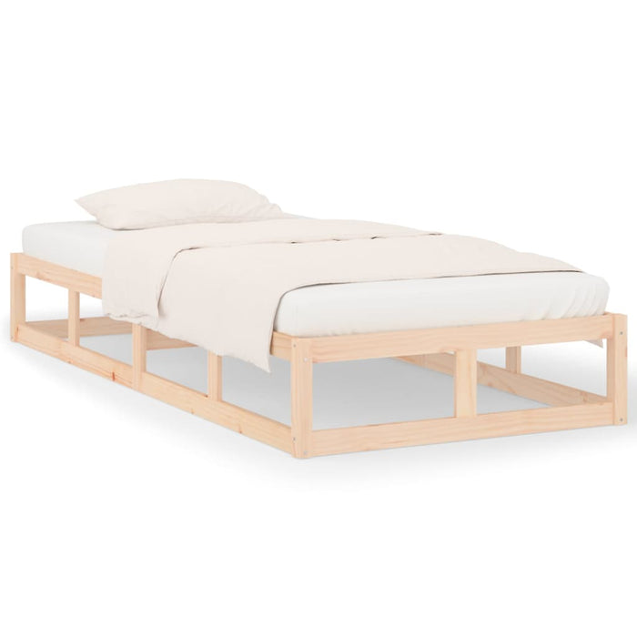 Bed Frame without Mattress 90x200 cm Solid Wood