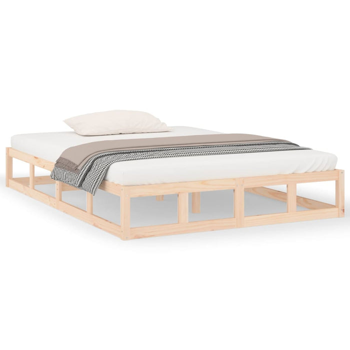 Bed Frame without Mattress 120x200 cm Solid Wood