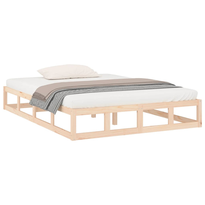 Bed Frame without Mattress 120x200 cm Solid Wood