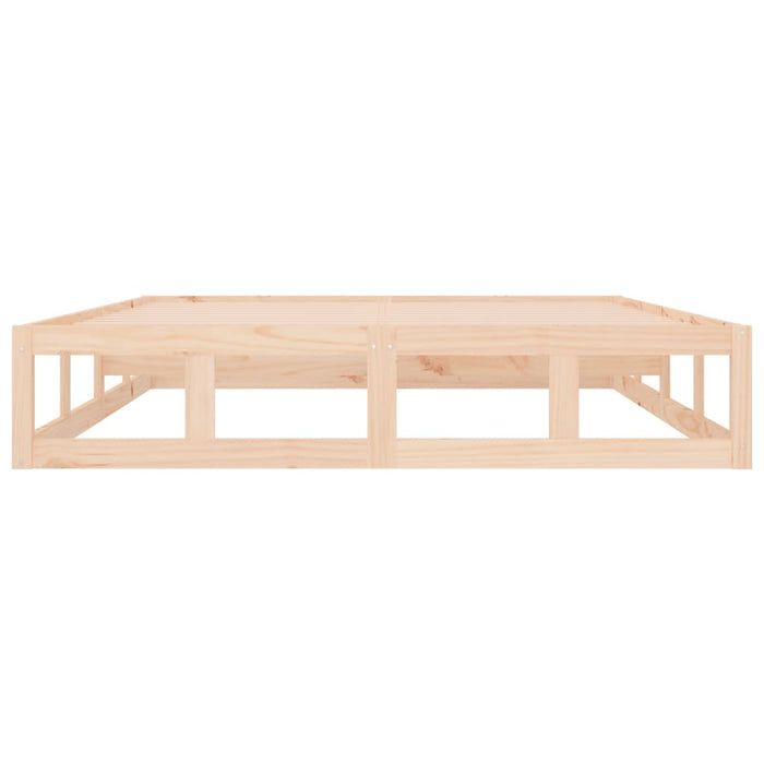 Bed Frame without Mattress 120x200 cm Solid Wood