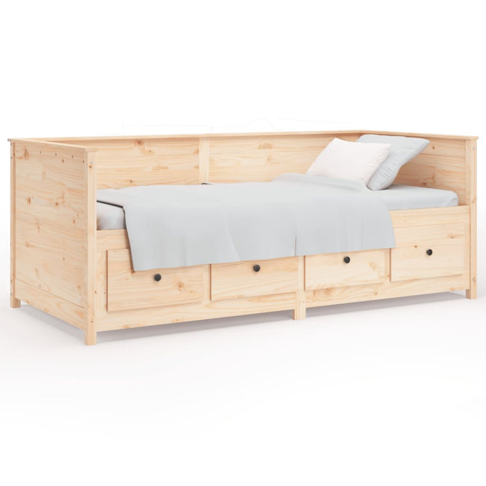 Day Bed without Mattress 100x200 cm Solid Wood Pine