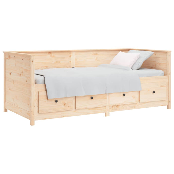 Day Bed without Mattress 100x200 cm Solid Wood Pine