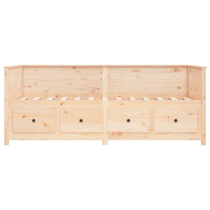 Day Bed without Mattress 100x200 cm Solid Wood Pine