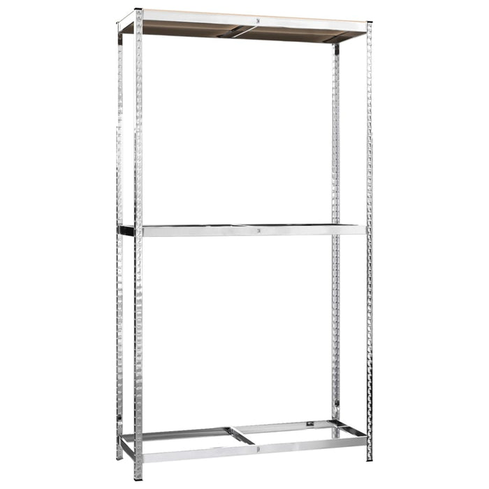 2-Layer Tire Rack Silver 110x40x180 cm Steel