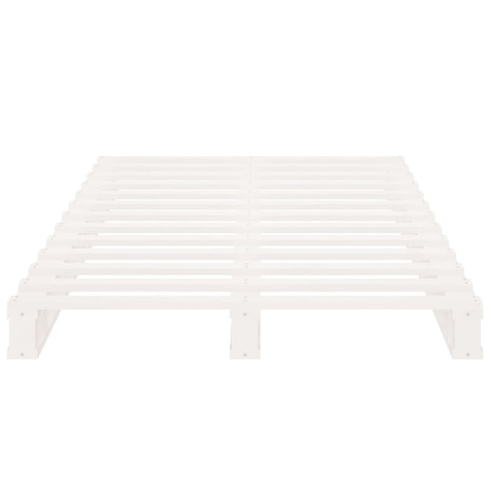 Pallet Bed without Mattress White 100x200 cm Solid Wood