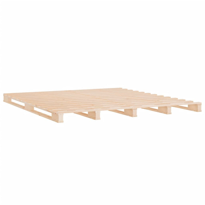 Pallet Bed without Mattress 140x190 cm Solid Wood