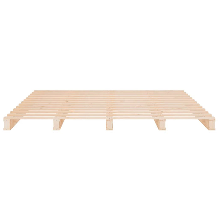 Pallet Bed without Mattress 140x190 cm Solid Wood