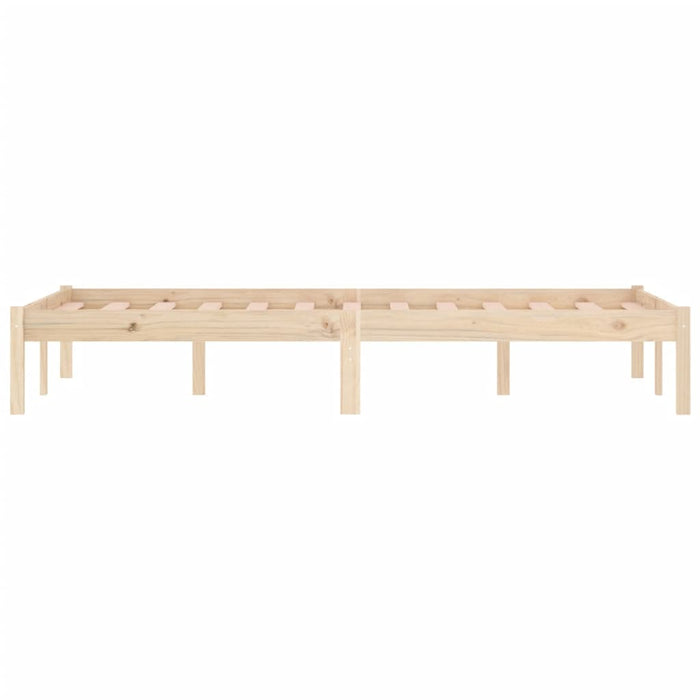 Bed Frame without Mattress 137x190 cm Solid Wood Pine  Full