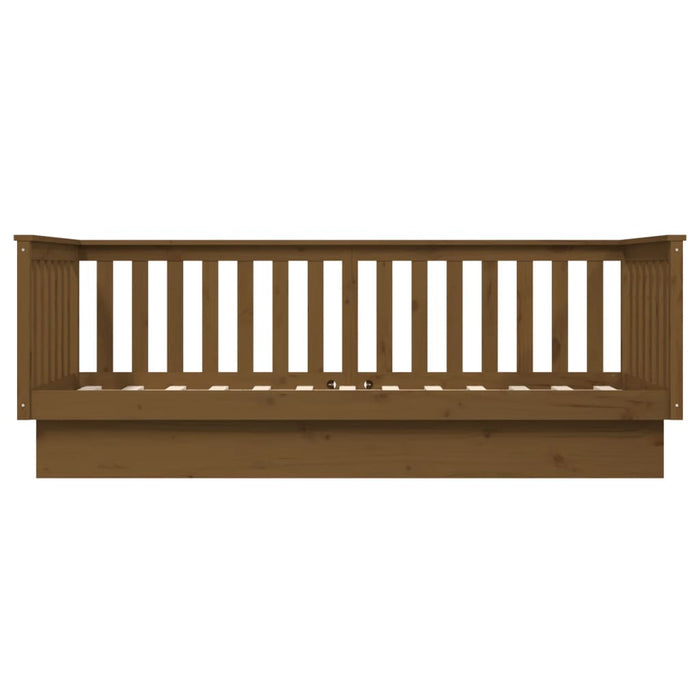 Day Bed without Mattress Honey Brown 80x200 cm Solid Wood Pine