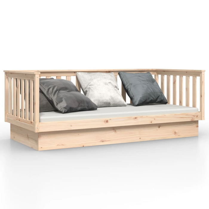 Day Bed without Mattress 100x200 cm Solid Wood Pine