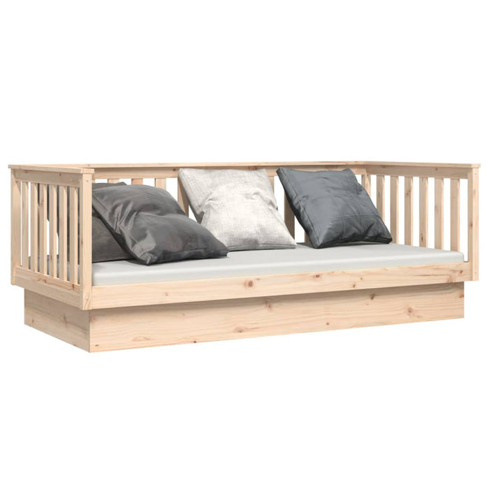 Day Bed without Mattress 100x200 cm Solid Wood Pine