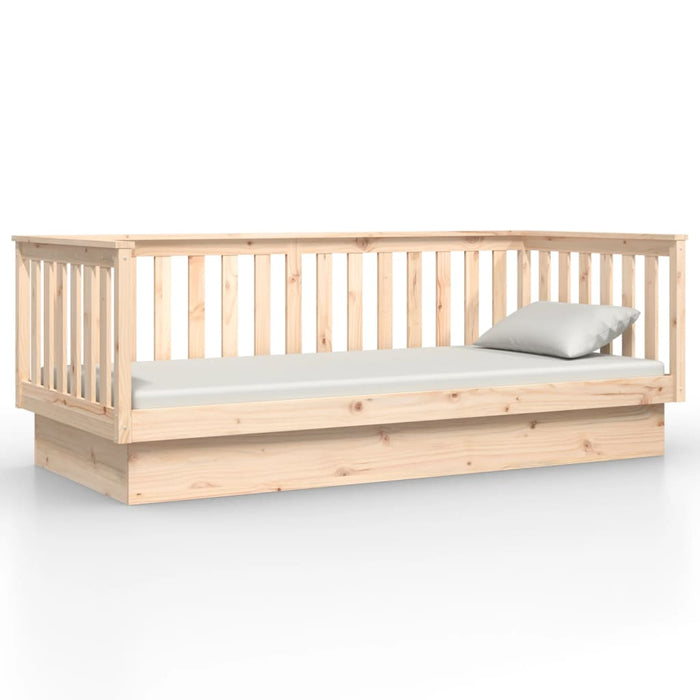 Day Bed without Mattress 100x200 cm Solid Wood Pine