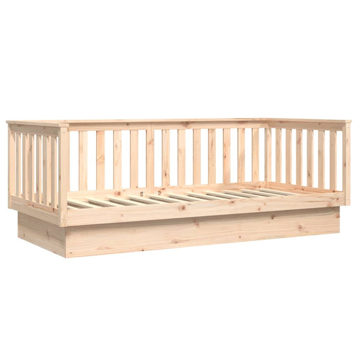 Day Bed without Mattress 100x200 cm Solid Wood Pine